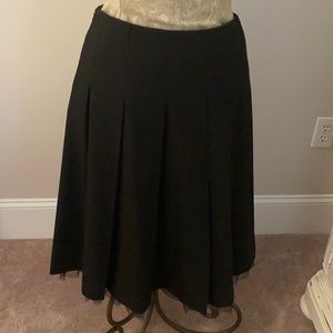 Adrienne Vittadini black pleated skirt